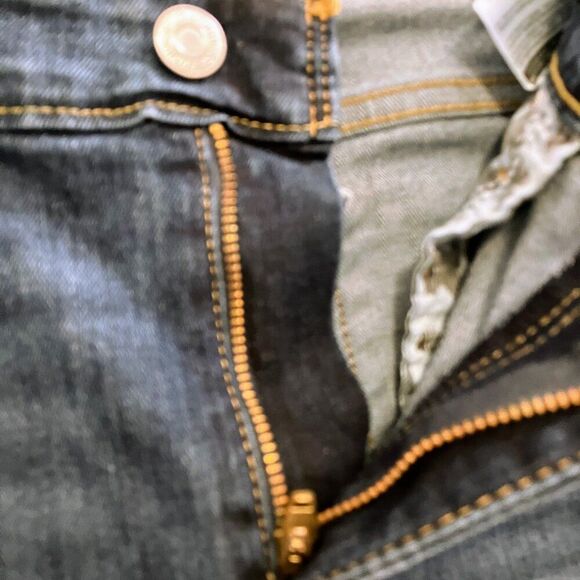 NWOT Levi's 711 Skinny Jeans Womens Size 31 Blue Denim Patches Stretch Mid Rise - Picture 5 of 9